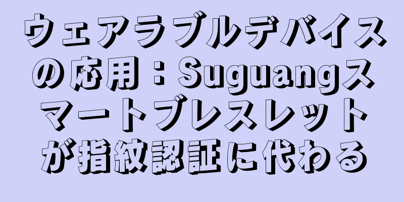 ウェアラブルデバイスの応用：Suguangスマートブレスレットが指紋認証に代わる