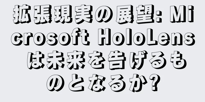 拡張現実の展望: Microsoft HoloLens は未来を告げるものとなるか?