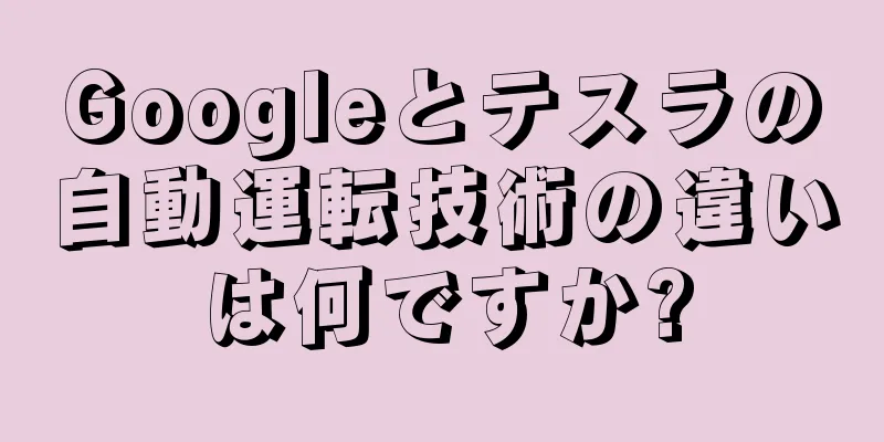 Googleとテスラの自動運転技術の違いは何ですか?