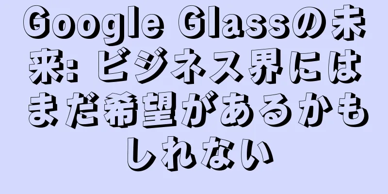 Google Glassの未来: ビジネス界にはまだ希望があるかもしれない
