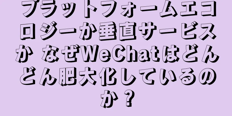 プラットフォームエコロジーか垂直サービスか なぜWeChatはどんどん肥大化しているのか？