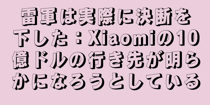 雷軍は実際に決断を下した：Xiaomiの10億ドルの行き先が明らかになろうとしている