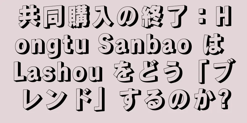共同購入の終了：Hongtu Sanbao は Lashou をどう「ブレンド」するのか?