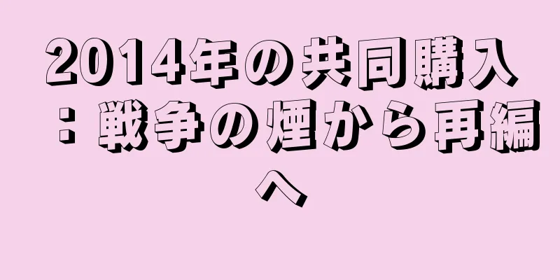 2014年の共同購入：戦争の煙から再編へ