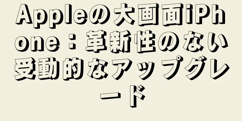 Appleの大画面iPhone：革新性のない受動的なアップグレード