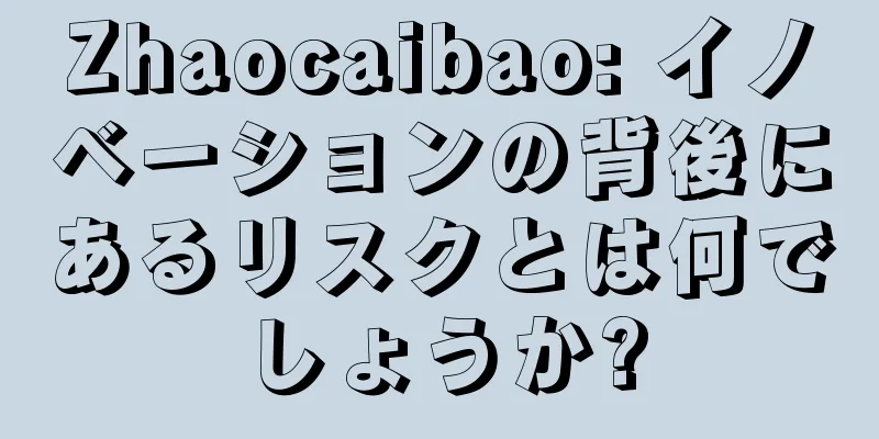 Zhaocaibao: イノベーションの背後にあるリスクとは何でしょうか?