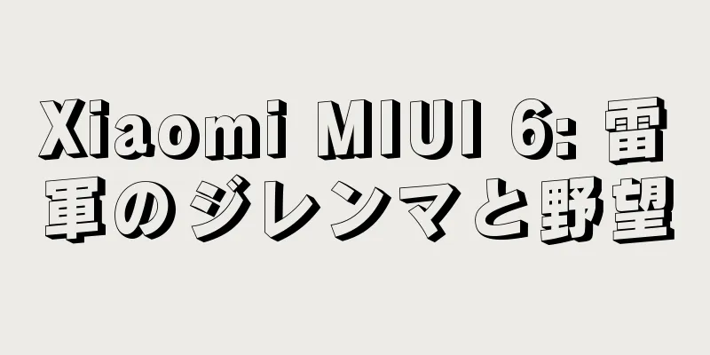 Xiaomi MIUI 6: 雷軍のジレンマと野望