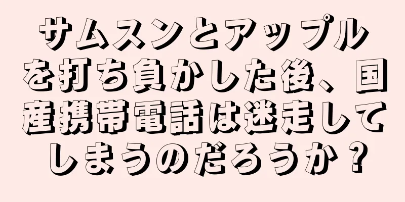 サムスンとアップルを打ち負かした後、国産携帯電話は迷走してしまうのだろうか？