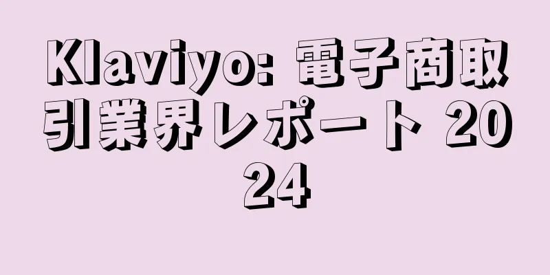 Klaviyo: 電子商取引業界レポート 2024