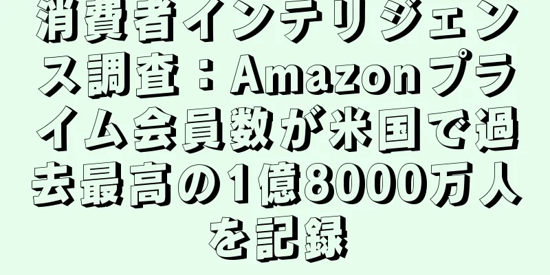 消費者インテリジェンス調査：Amazonプライム会員数が米国で過去最高の1億8000万人を記録