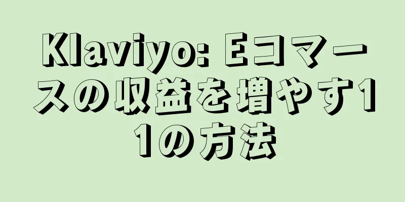 Klaviyo: Eコマースの収益を増やす11の方法