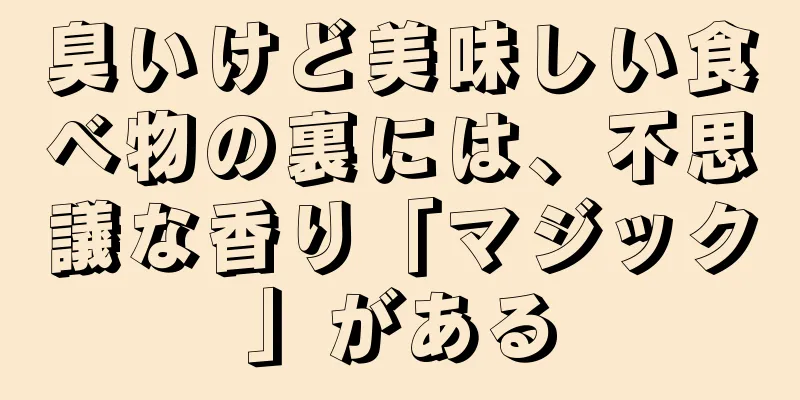 臭いけど美味しい食べ物の裏には、不思議な香り「マジック」がある