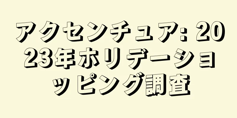 アクセンチュア: 2023年ホリデーショッピング調査
