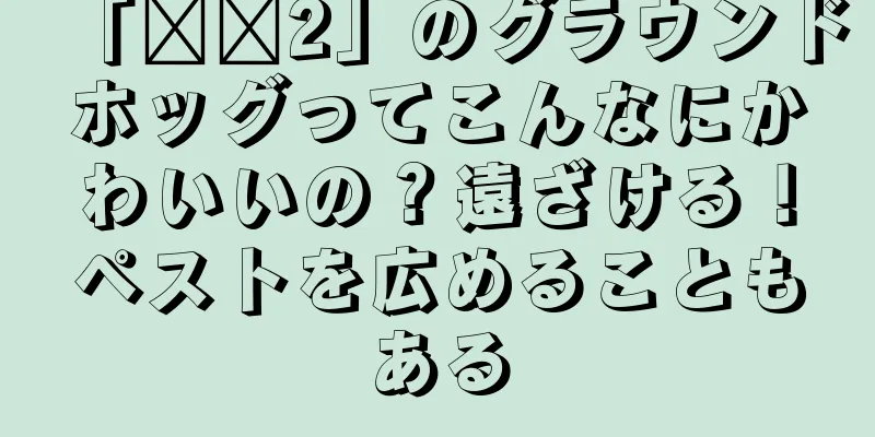 「哪吒2」のグラウンドホッグってこんなにかわいいの？遠ざける！ペストを広めることもある