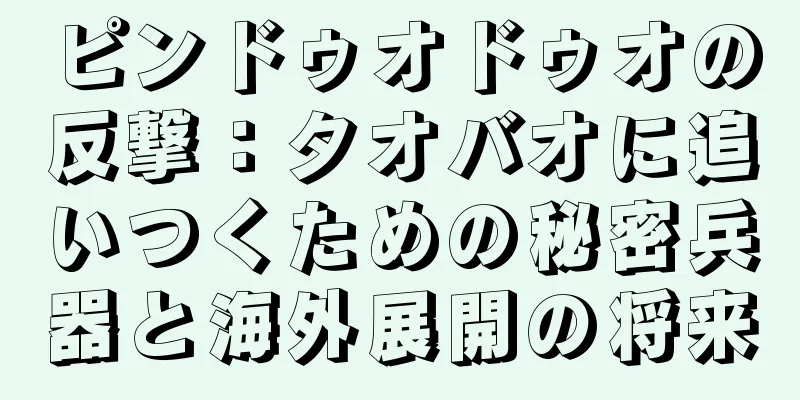 ピンドゥオドゥオの反撃：タオバオに追いつくための秘密兵器と海外展開の将来