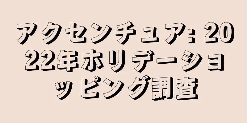 アクセンチュア: 2022年ホリデーショッピング調査