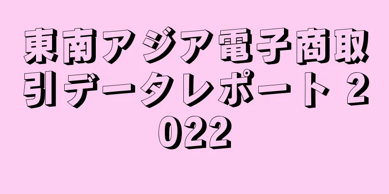 東南アジア電子商取引データレポート 2022