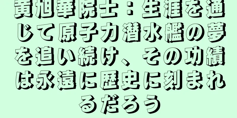黄旭華院士：生涯を通じて原子力潜水艦の夢を追い続け、その功績は永遠に歴史に刻まれるだろう