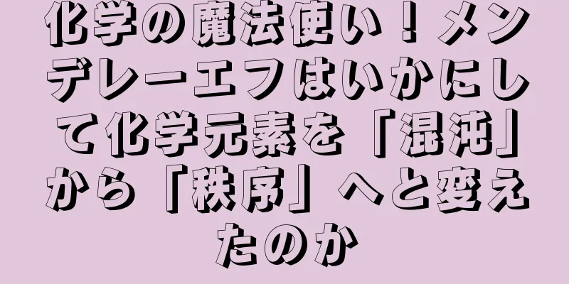 化学の魔法使い！メンデレーエフはいかにして化学元素を「混沌」から「秩序」へと変えたのか