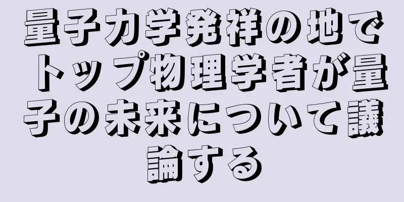 量子力学発祥の地でトップ物理学者が量子の未来について議論する