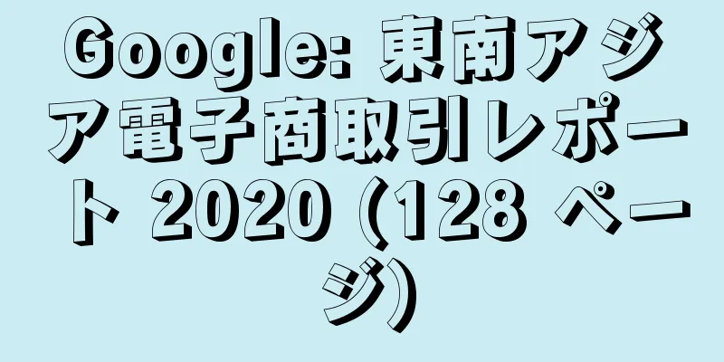 Google: 東南アジア電子商取引レポート 2020 (128 ページ)