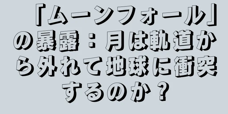 「ムーンフォール」の暴露：月は軌道から外れて地球に衝突するのか？