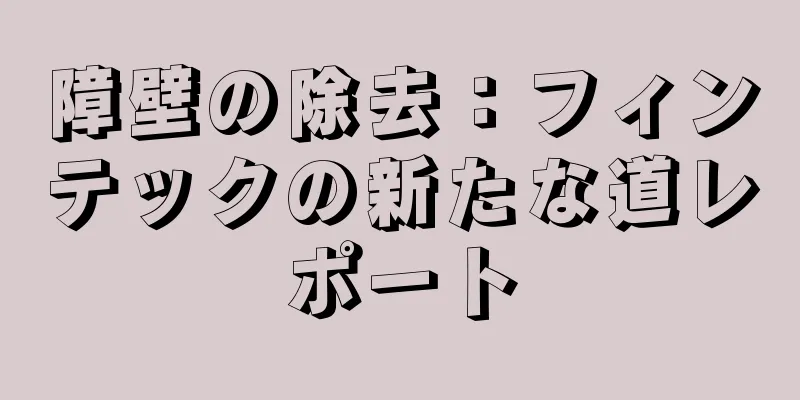 障壁の除去：フィンテックの新たな道レポート