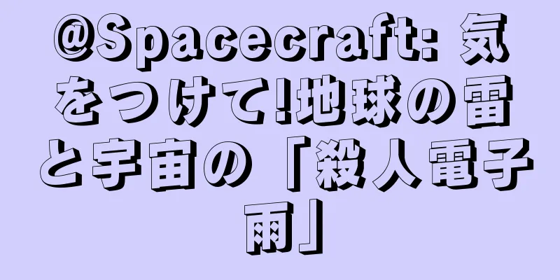@Spacecraft: 気をつけて!地球の雷と宇宙の「殺人電子雨」