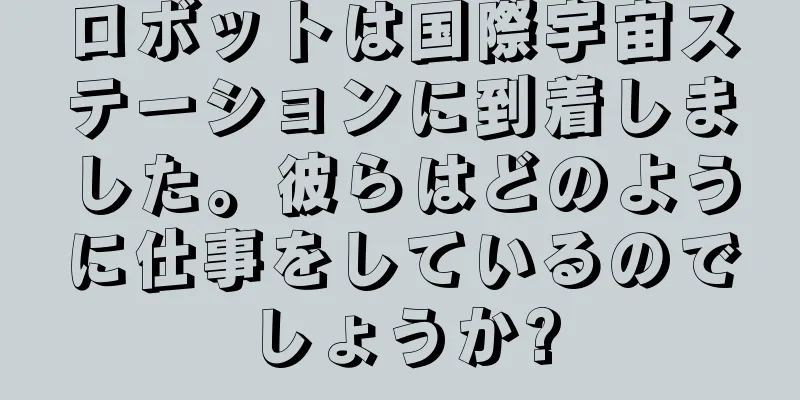 ロボットは国際宇宙ステーションに到着しました。彼らはどのように仕事をしているのでしょうか?