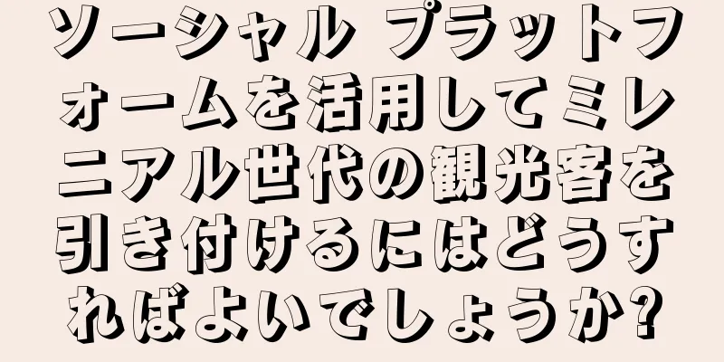 ソーシャル プラットフォームを活用してミレニアル世代の観光客を引き付けるにはどうすればよいでしょうか?