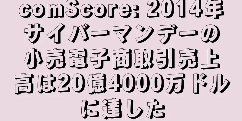 comScore: 2014年サイバーマンデーの小売電子商取引売上高は20億4000万ドルに達した