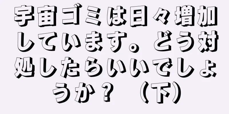 宇宙ゴミは日々増加しています。どう対処したらいいでしょうか？ （下）