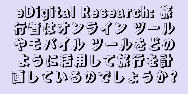 eDigital Research: 旅行者はオンライン ツールやモバイル ツールをどのように活用して旅行を計画しているのでしょうか?