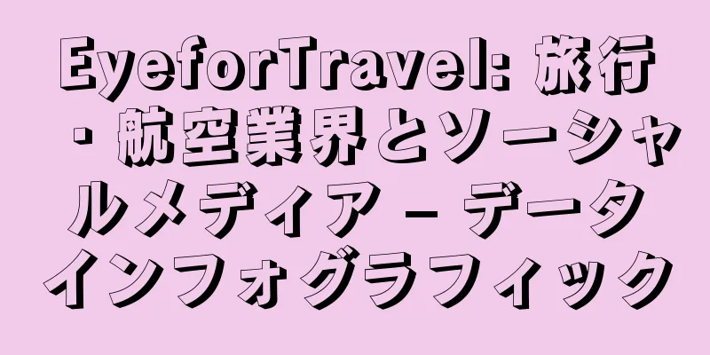 EyeforTravel: 旅行・航空業界とソーシャルメディア – データインフォグラフィック