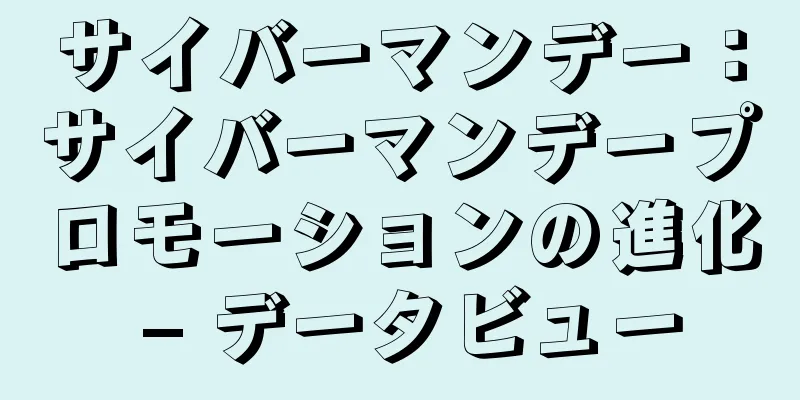 サイバーマンデー：サイバーマンデープロモーションの進化 – データビュー