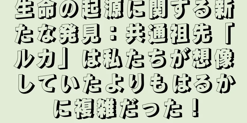 生命の起源に関する新たな発見：共通祖先「ルカ」は私たちが想像していたよりもはるかに複雑だった！
