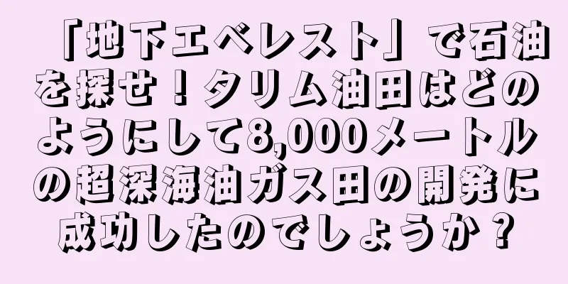 「地下エベレスト」で石油を探せ！タリム油田はどのようにして8,000メートルの超深海油ガス田の開発に成功したのでしょうか？