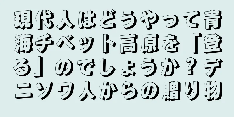 現代人はどうやって青海チベット高原を「登る」のでしょうか？デニソワ人からの贈り物