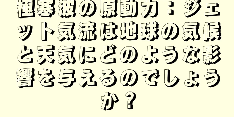 極寒波の原動力：ジェット気流は地球の気候と天気にどのような影響を与えるのでしょうか？