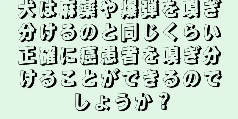 犬は麻薬や爆弾を嗅ぎ分けるのと同じくらい正確に癌患者を嗅ぎ分けることができるのでしょうか？