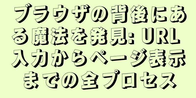 ブラウザの背後にある魔法を発見: URL 入力からページ表示までの全プロセス