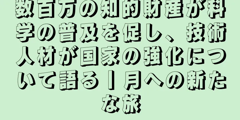 数百万の知的財産が科学の普及を促し、技術人材が国家の強化について語る丨月への新たな旅