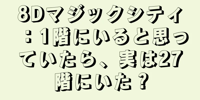 8Dマジックシティ：1階にいると思っていたら、実は27階にいた？