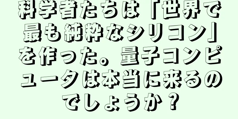 科学者たちは「世界で最も純粋なシリコン」を作った。量子コンピュータは本当に来るのでしょうか？