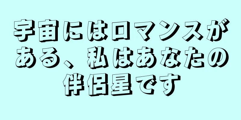 宇宙にはロマンスがある、私はあなたの伴侶星です