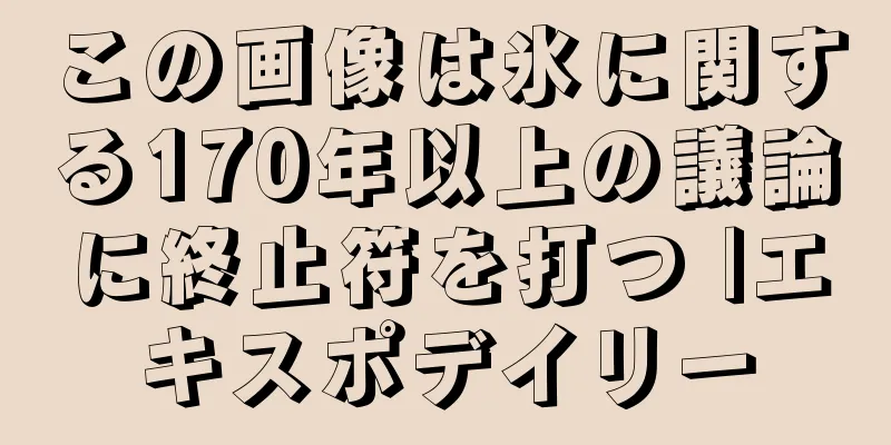 この画像は氷に関する170年以上の議論に終止符を打つ |エキスポデイリー