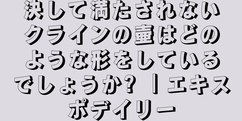 決して満たされないクラインの壷はどのような形をしているでしょうか? ｜エキスポデイリー