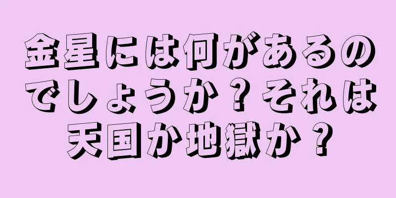 金星には何があるのでしょうか？それは天国か地獄か？