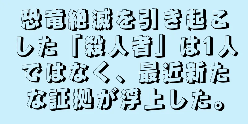恐竜絶滅を引き起こした「殺人者」は1人ではなく、最近新たな証拠が浮上した。