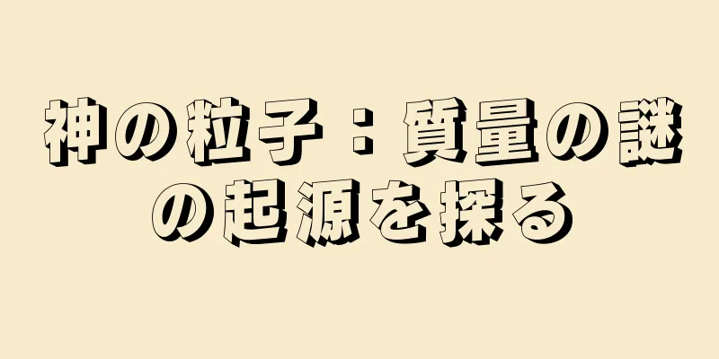 神の粒子：質量の謎の起源を探る